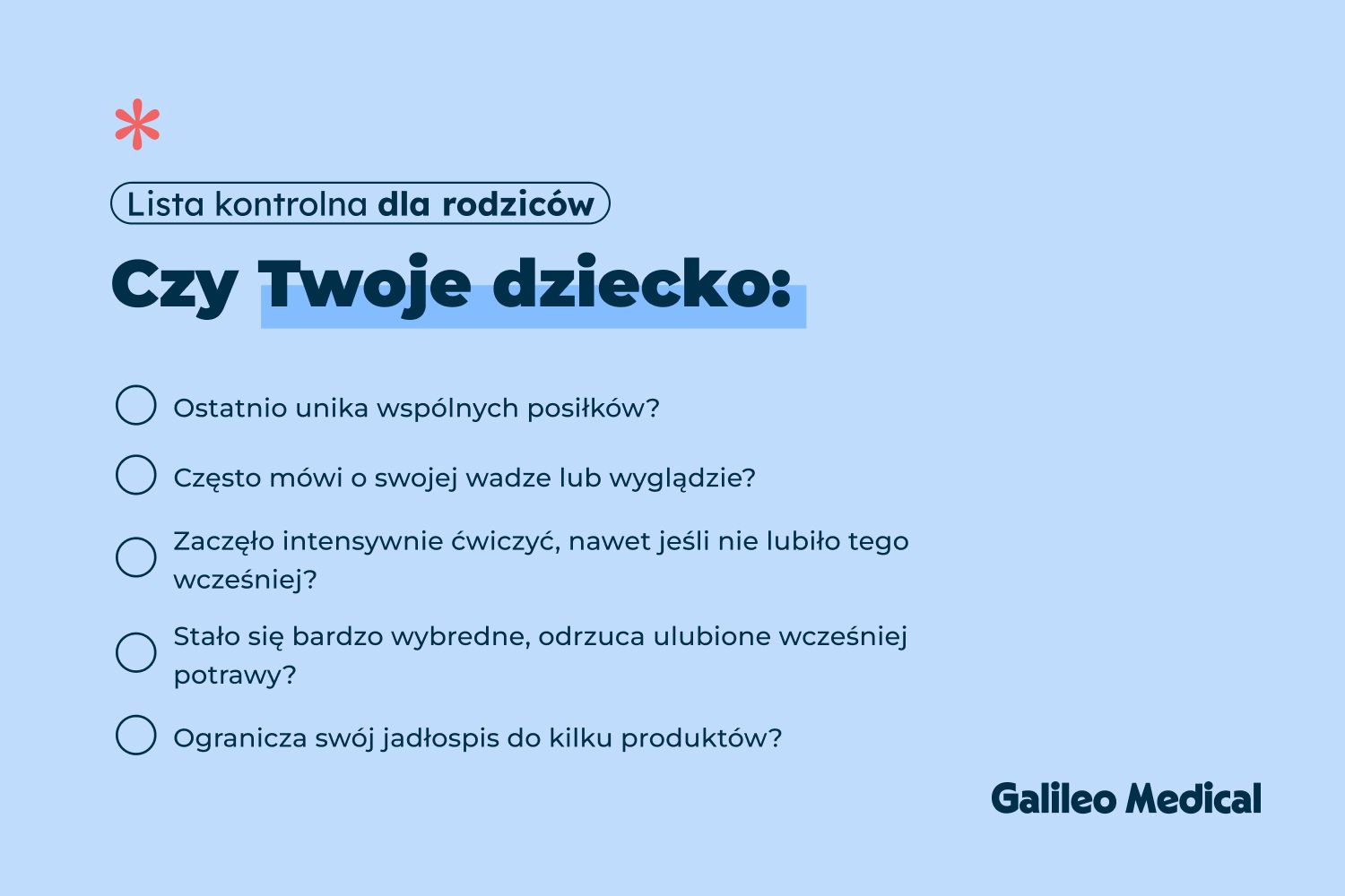 Leczenie zaburzeń odżywiania u dzieci i młodzieży - wskazówki dla rodziców