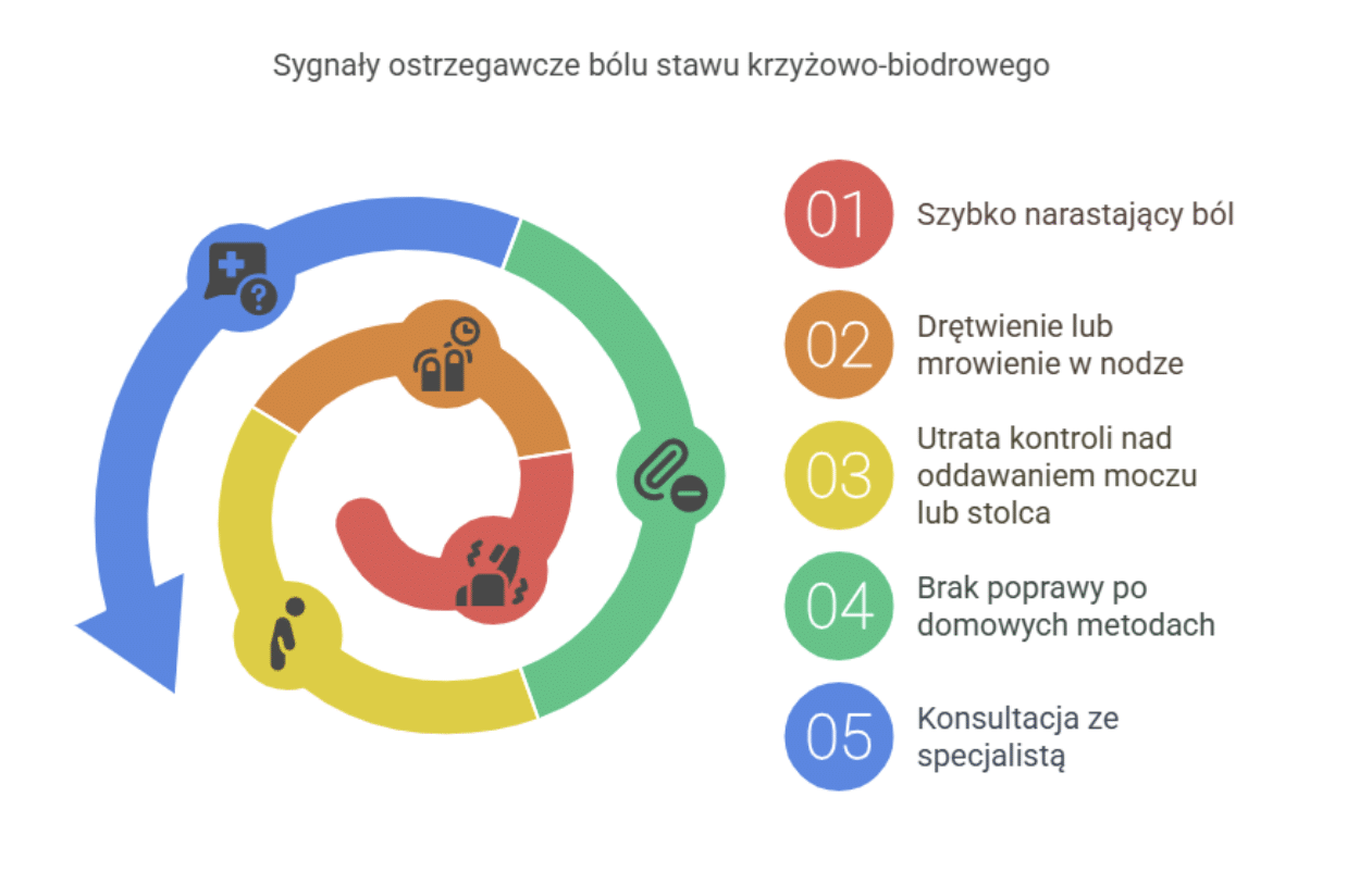 Kiedy zgłosić się do specjalisty z bólem stawu krzyżowo-biodrowego?
