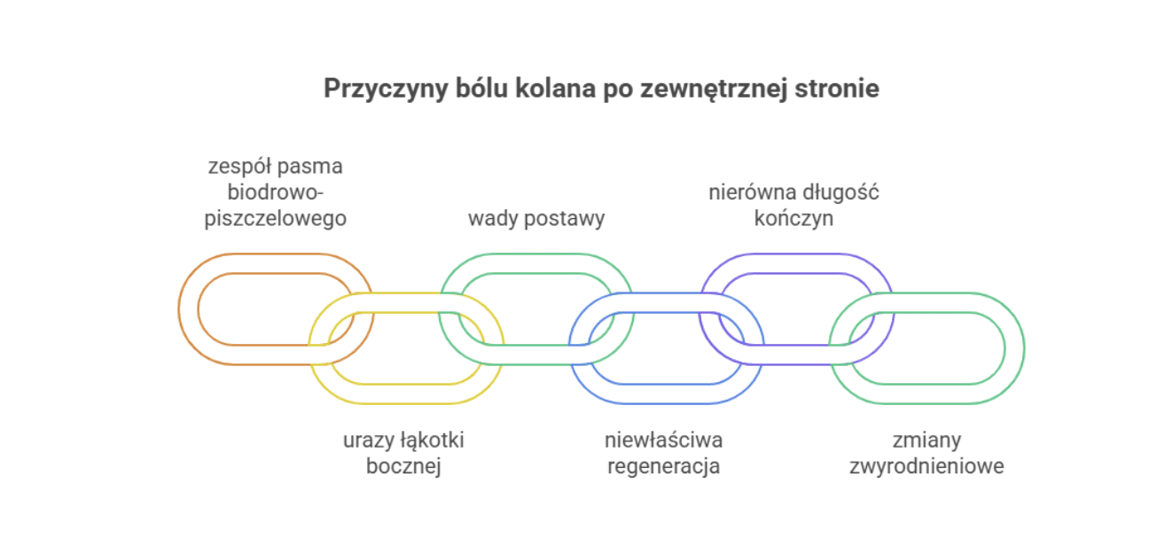 Ból kolana po zewnętrznej stronie – przyczyny