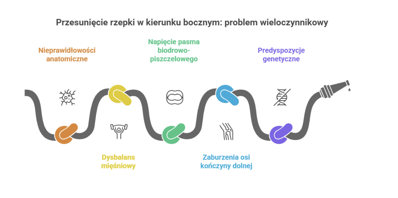 Boczne przyparcie rzepki – najczęstsze przyczyny