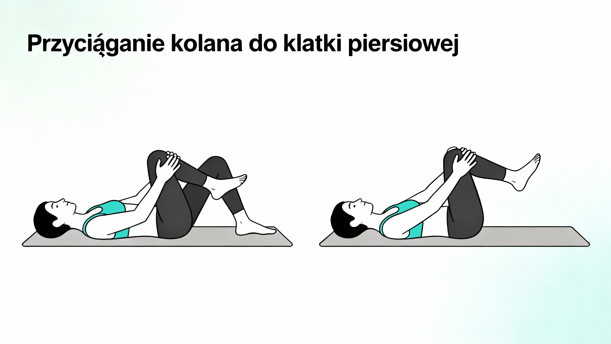 Przyciąganie kolana do klatki piersiowej
