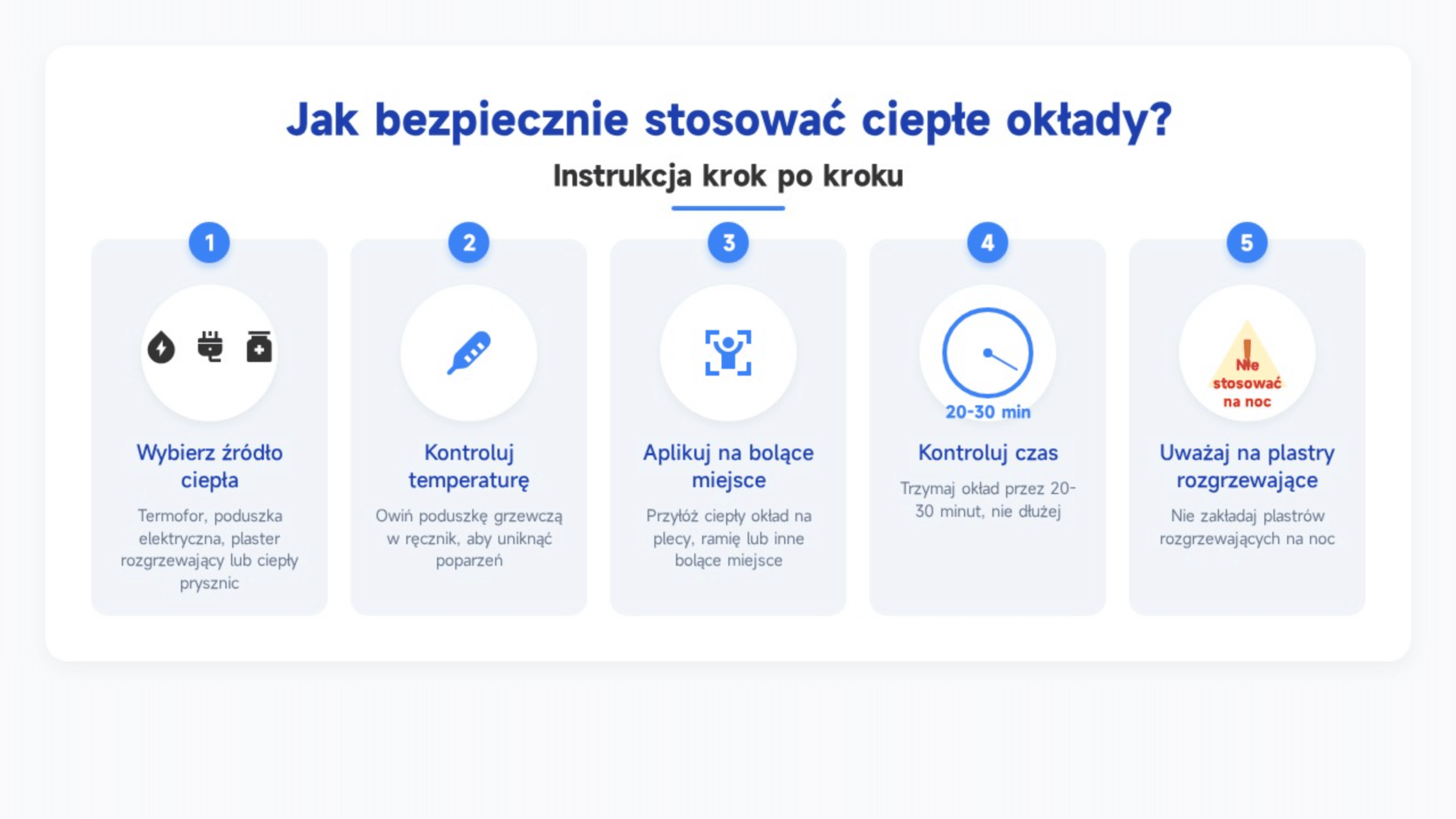 Jak bezpiecznie stosować ciepłe okłady? Instrukcja krok po kroku