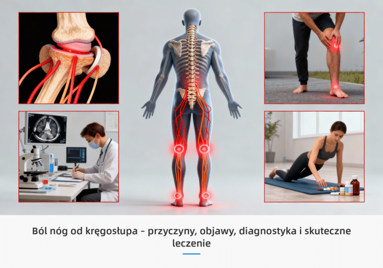 Ból nóg od kręgosłupa – przyczyny, objawy, diagnostyka i skuteczne leczenie