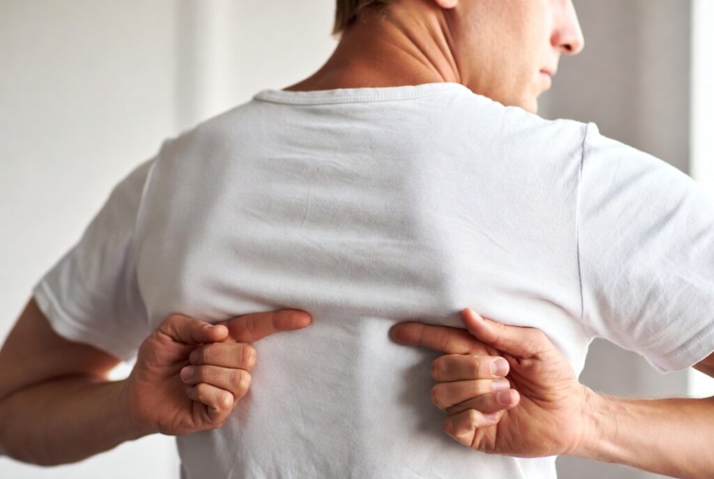 Ból pleców pod łopatkami – Przyczyny, Objawy i Leczenie