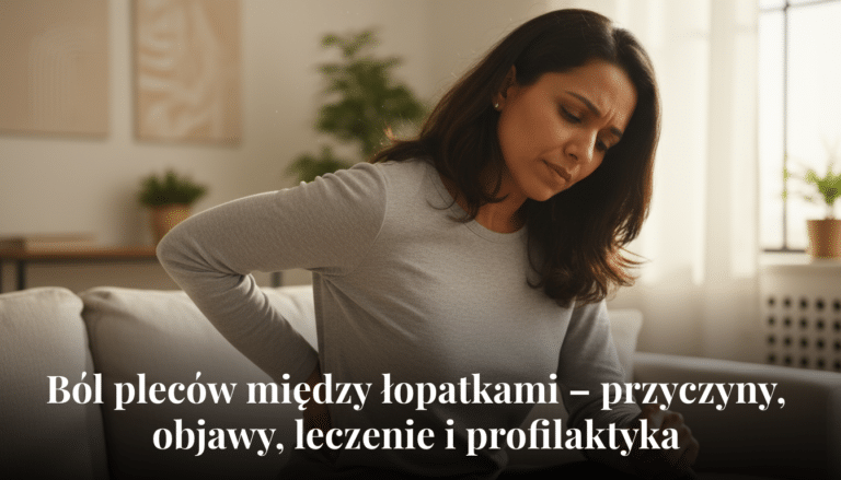Ból pleców między łopatkami – przyczyny, objawy, leczenie i profilaktyka