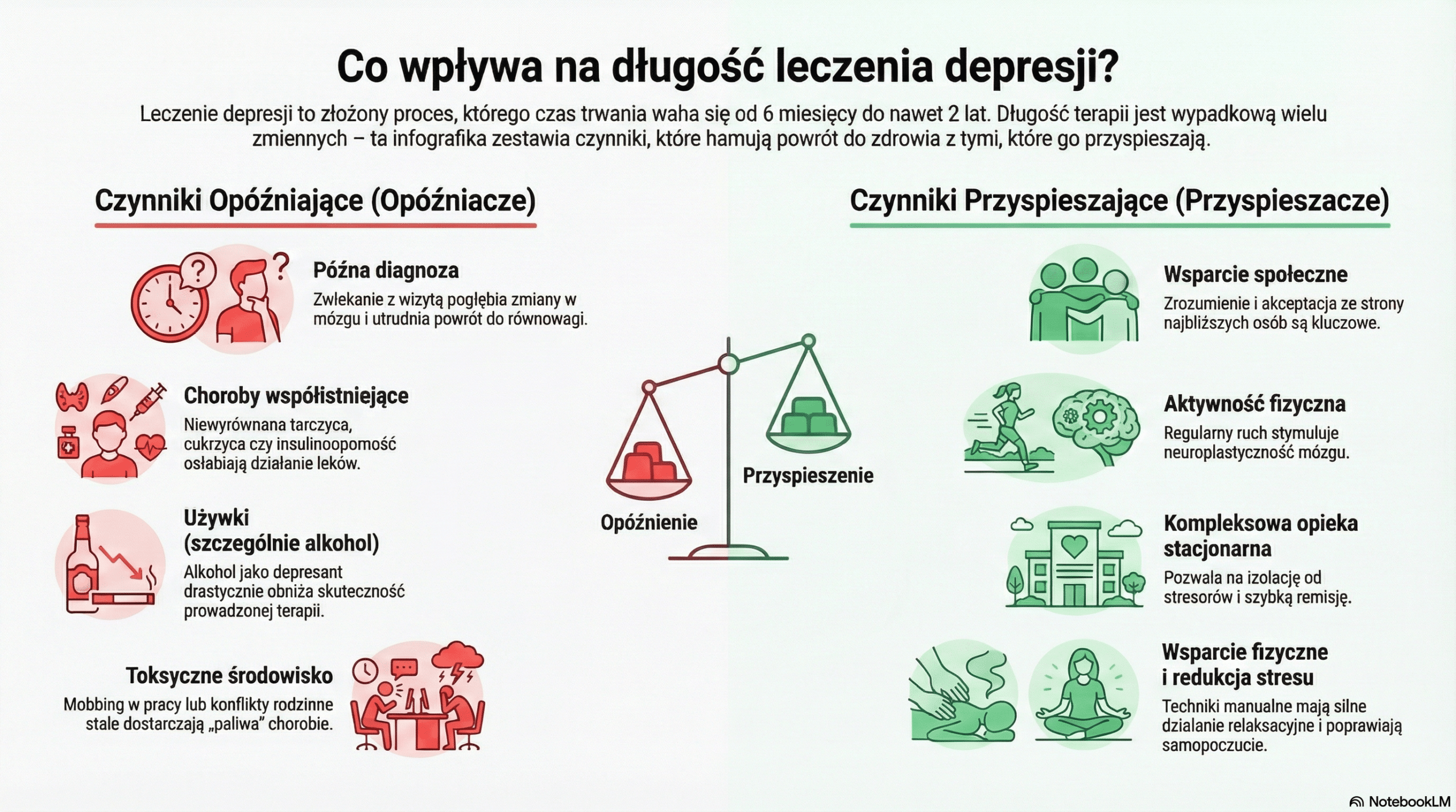CZYNNIKI WPŁYWAJĄCE NA LECZENIE DEPRESJI