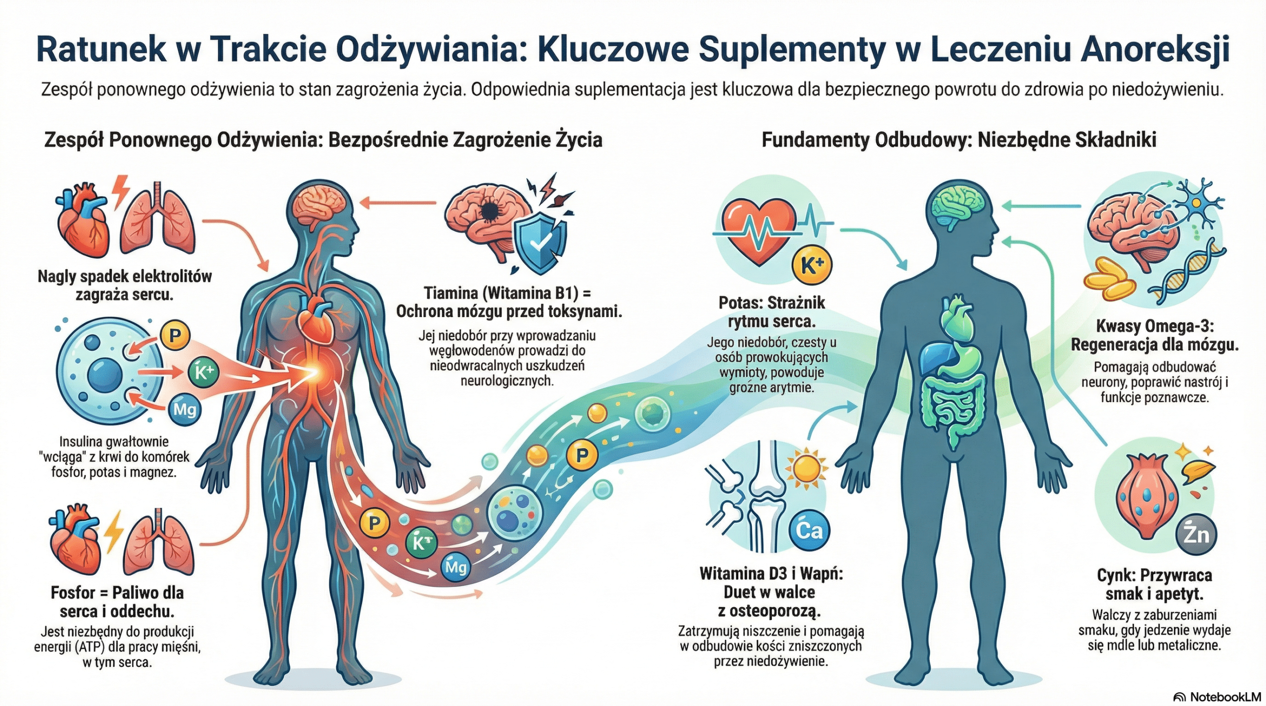 uplementy witaminowe rekomendowane są w leczeniu anoreksji