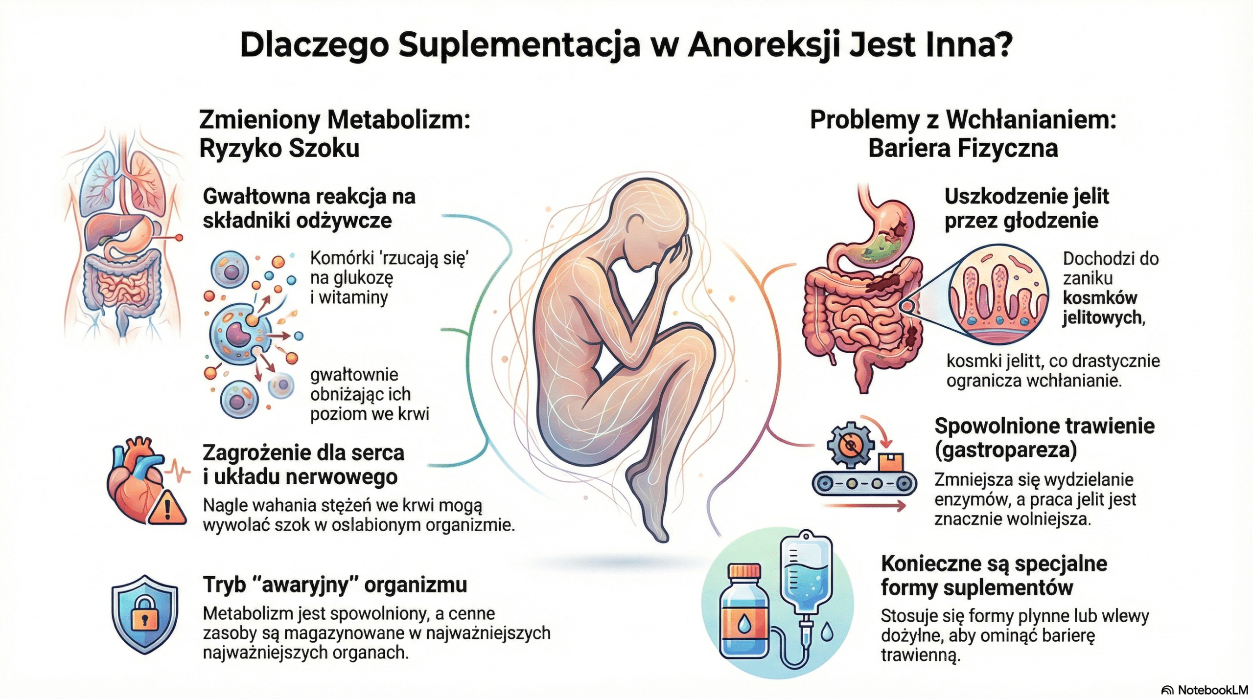 Dlaczego suplementacja w anoreksji różni się od standardowej?