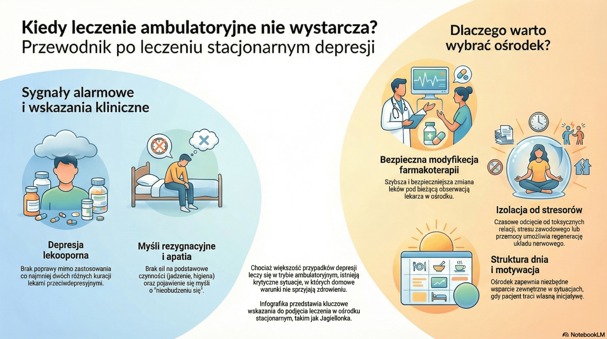 Kiedy leczenie ambulatoryjne nie wystarcza? Wskazania do ośrodka