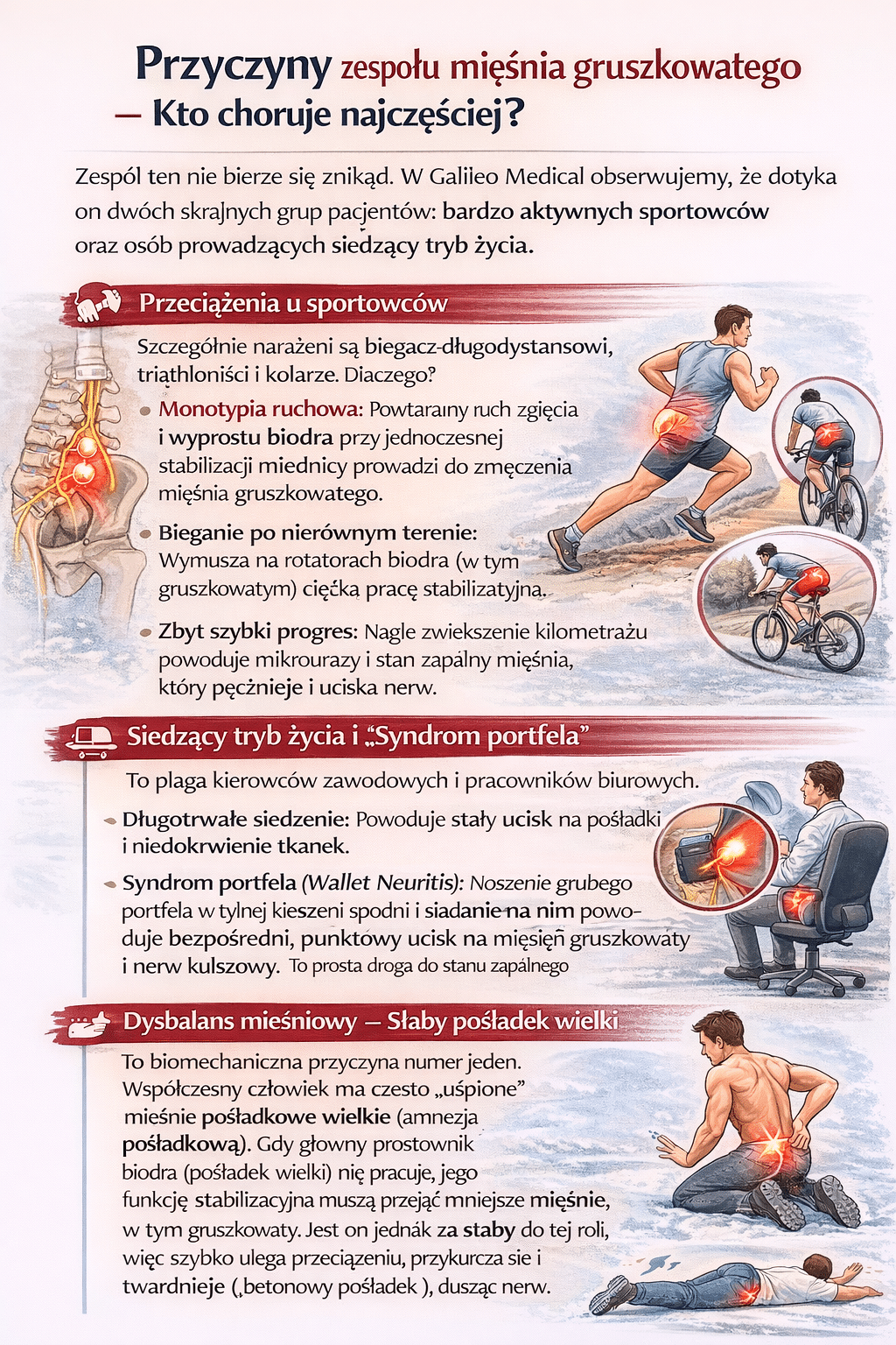 Przyczyny zespołu mięśnia gruszkowatego – Kto choruje najczęściej?