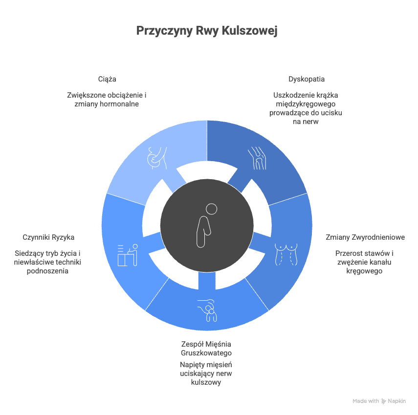 Przyczyny rwy kulszowej