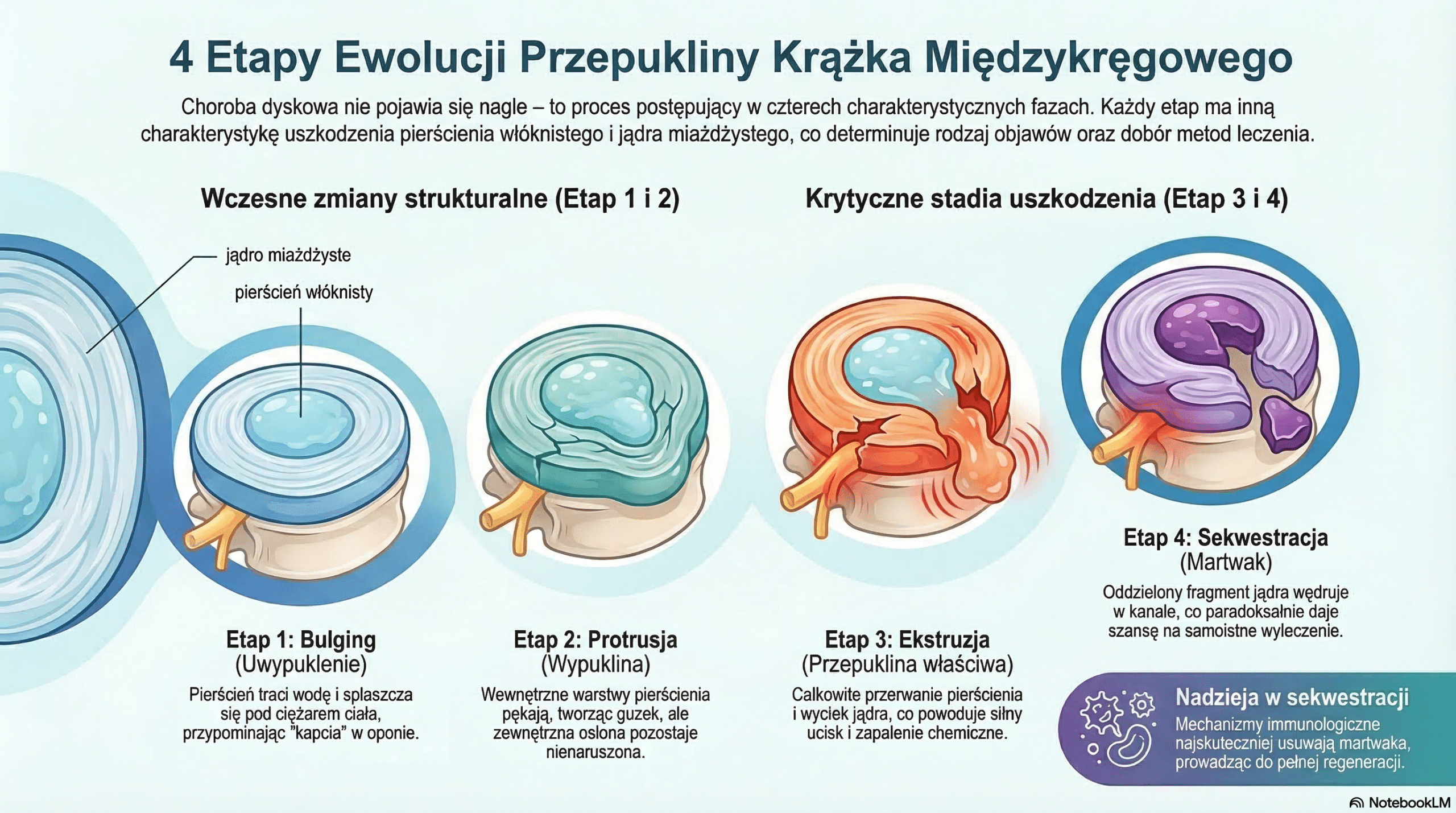 Jak powstaje przepuklina krążka międzykręgowego? 