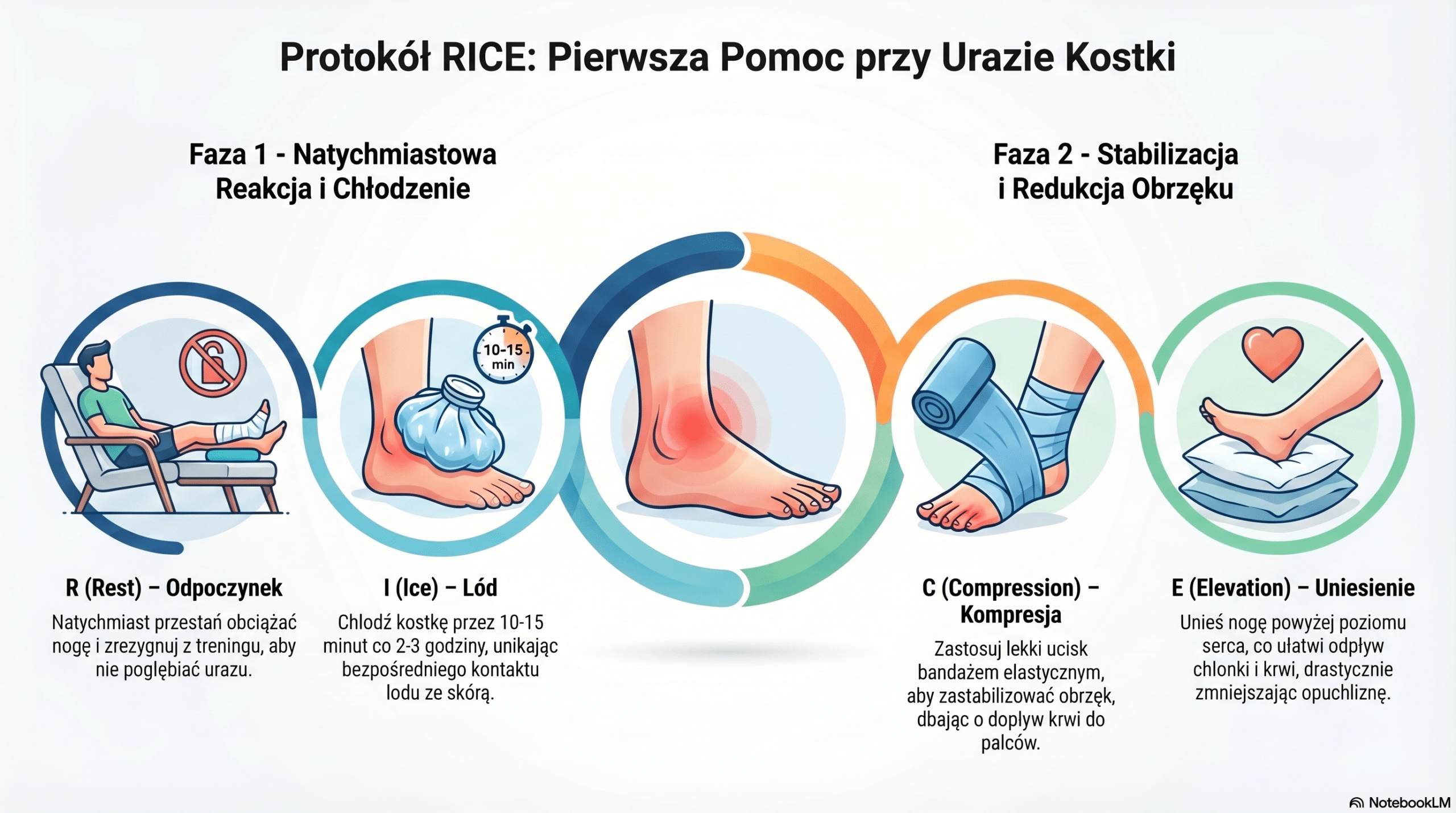 Domowe sposoby na ból kostki przy chodzeniu w fazie ostrej